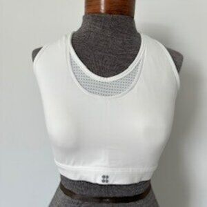 Sweaty Betty Power High Impact Sports Bra – White – 34 DD/E